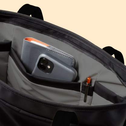 Premium Corporate Black Laptop Bag for Women with Laptop compartment