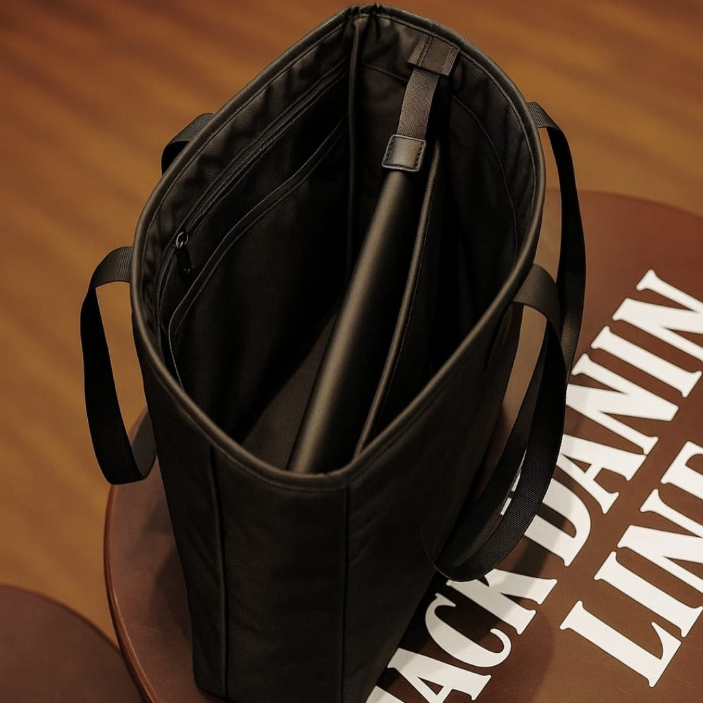 Premium Corporate Black Laptop Bag for Women with Laptop compartment